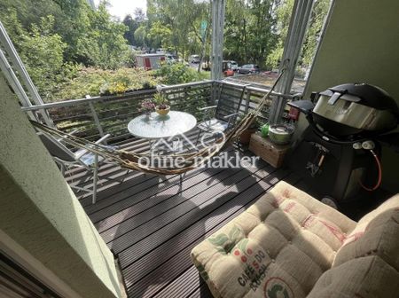 Perfect for study or work - flat with 2 bedrooms and a huge balcony - Photo 3