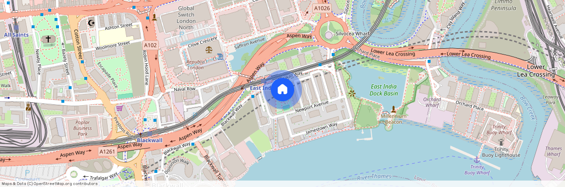 Room in Proton Tower, Blackwall Way, Canary Wharf E14