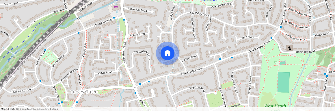 Over Brunton Close, Northfield, B31