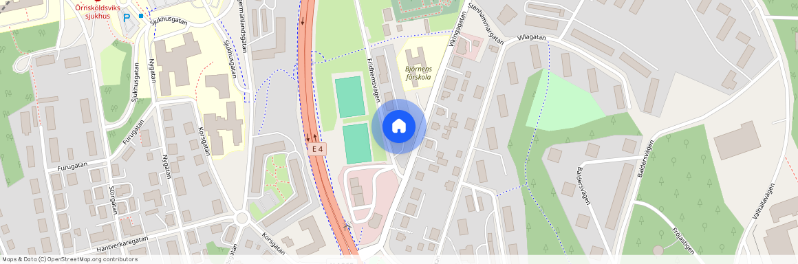 Valhalla, Örnsköldsvik, Västernorrland, Fridhemsvägen 2 A