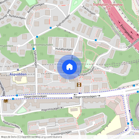 Aspudden, Stockholm, Husabyvägen 1