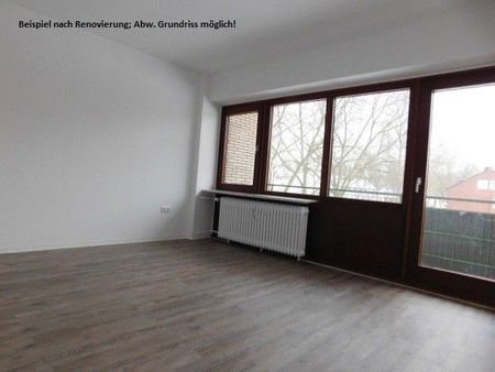 ***Großzügige 2-Zimmerwohnung mit modernisiertem Bad und 2 Balkone... ohne Wandtapeten*** - Foto 4