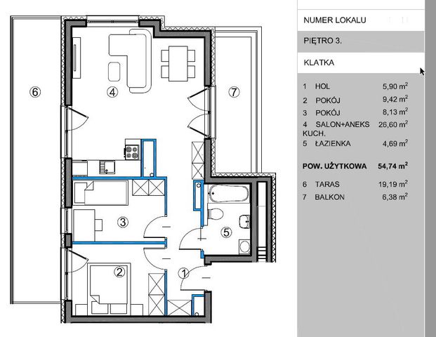 Mieszkanie Centrum Szczecin, ul. Śląska, nr 397048 - Zdjęcie 1