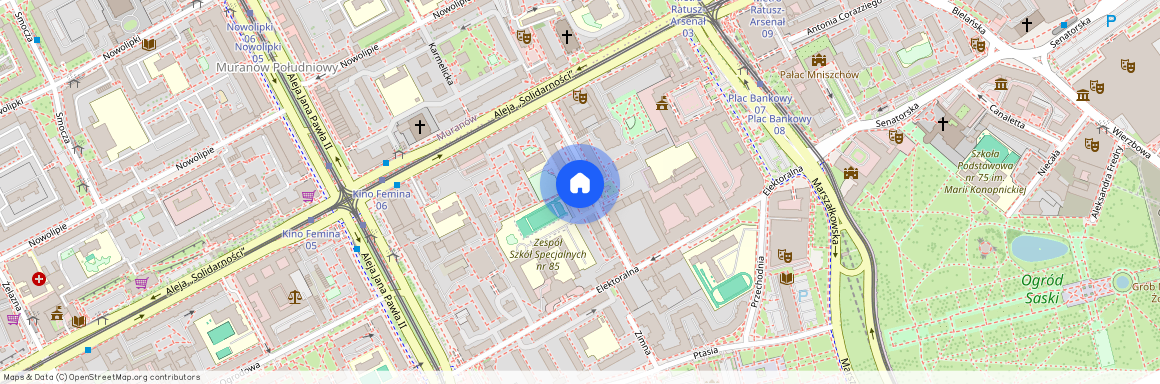 Warszawa, M., Warszawa, Śródmieście