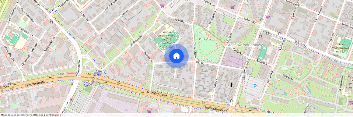 ul. Gedymina, Grochów, Praga-Południe, Warszawa, mazowieckie