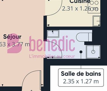 F1 meublé et rénové - proche ARTEM - Photo 3