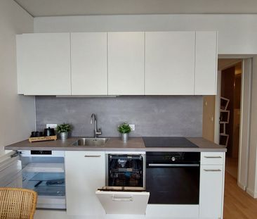 Stylische 1,5-Zi.-Wohnung mit Loggia & Rooftop Pool | TOWER HOMES i... - Foto 3