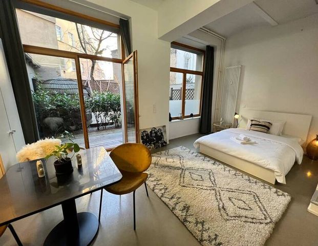 F-Hain: voll möbliertes LUXUS Apartment - 40 m² befristet für max. 12 Monate per SOFORT zu VERMIETEN - Photo 1