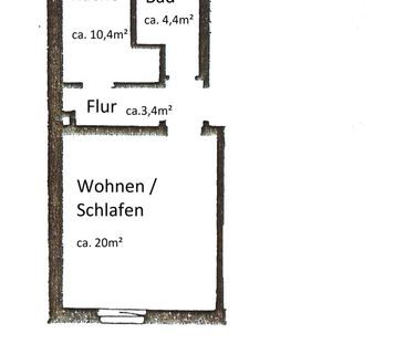 Charmante, großzügige 1-Zimmer-Wohnung für Singles - Photo 2