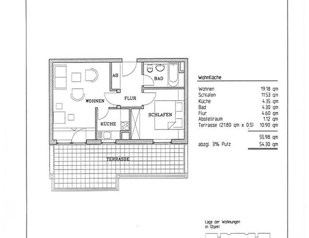 Schöne 2Z Dachgeschoss-Whg. inkl. 20qm Dachterrasse - Photo 1