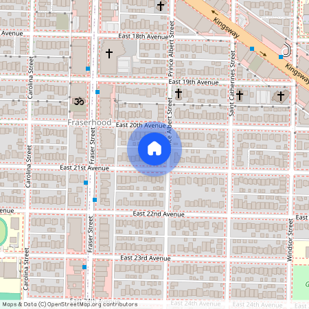 At 3649B Prince Albert, Vancouver