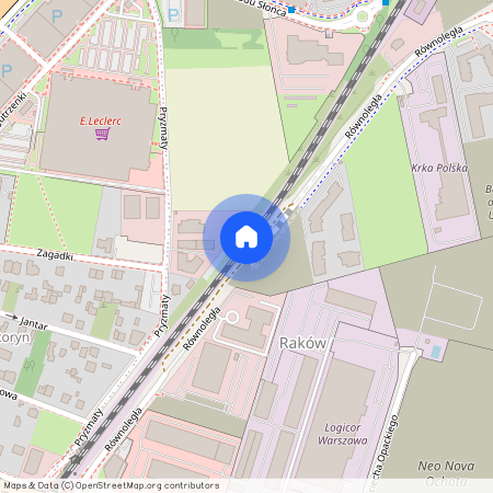 ul. Równoległa, Raków, Włochy, Warszawa, mazowieckie