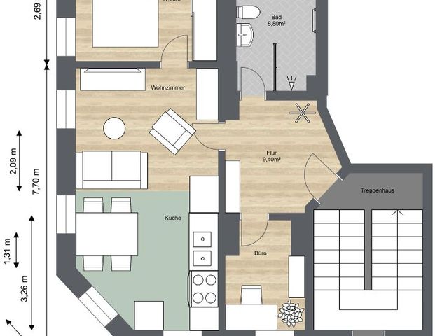 Idyllisch Wohnen mit Elbblick und ruhiger Lage - Photo 1