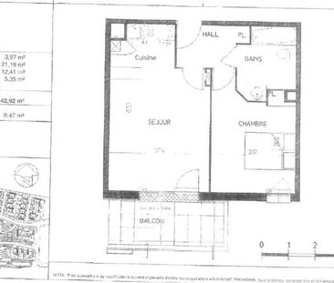 ESCALQUENS / Location Appartement 2 Pièces 42 m² - Photo 4