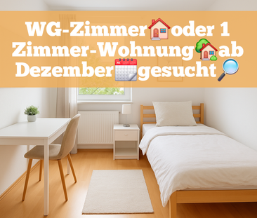 1-Zimmer oder WG in Braunschweig gesucht - Photo 1