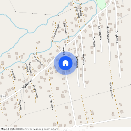 ul. Lipowska, Godziszka, Buczkowice, bielski, śląskie