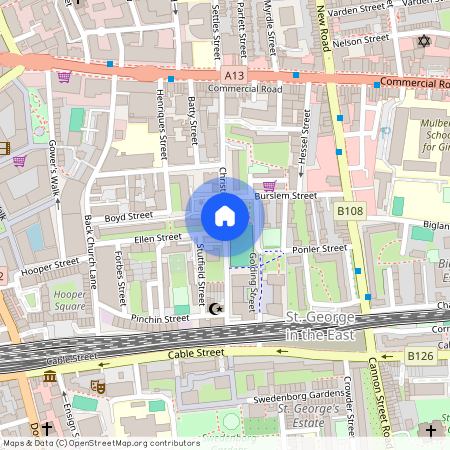 Christian Street, Aldgate, E1, London