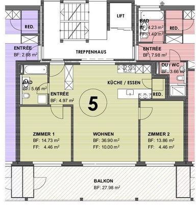 Zürcherstrasse 111 - 3.5 Zimmerwohnung in Feuerthalen - Photo 1