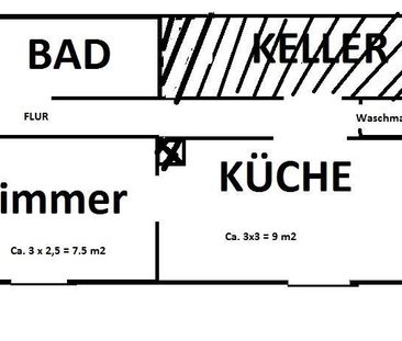 1 Zimmer wohnung - Photo 2