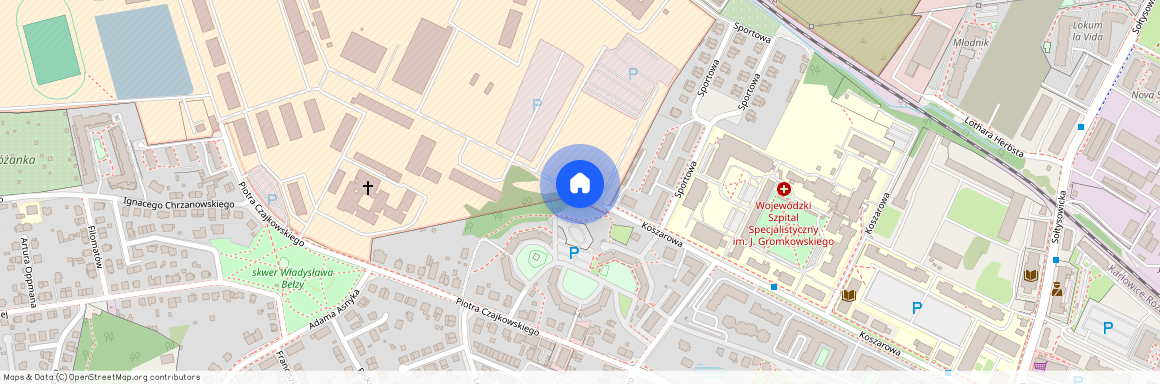 ul. Koszarowa, Karłowice, Psie Pole, Wrocław, dolnośląskie