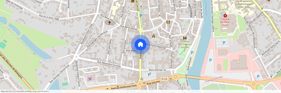 Francja, Chateau Gontier Sur Mayenne