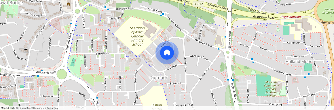 Blakehall, Skelmersdale, Lancashire, WN8
