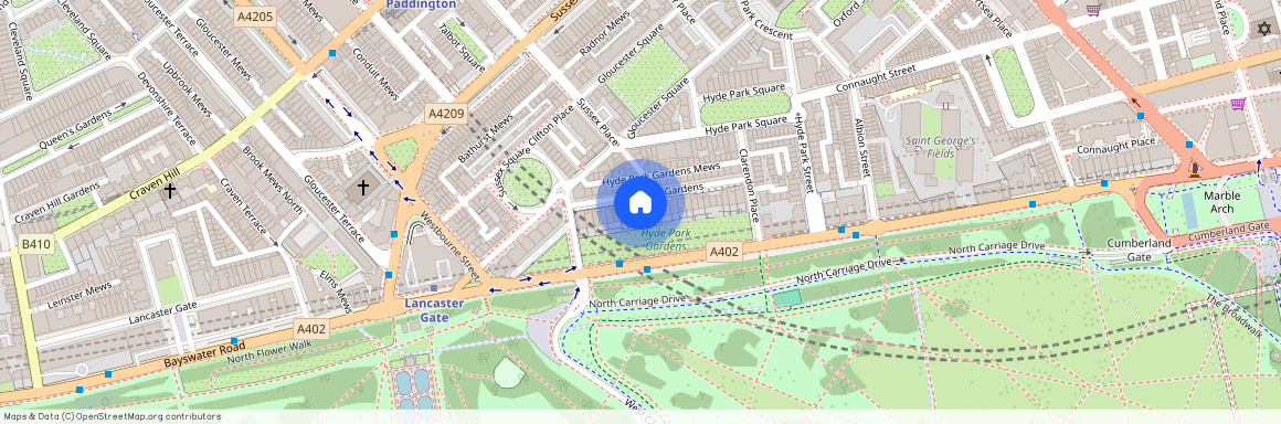 Hyde Park Gardens, Hyde Park, W2