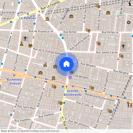 Faubourg Montmartre 13, Rue du Faubourg Montmartre, Paris