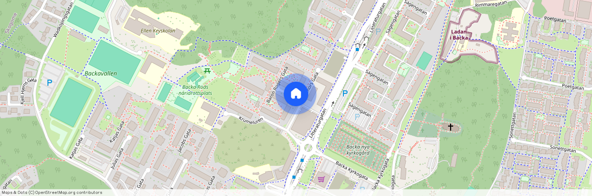 Baron Rogers Gata, Hisings Backa