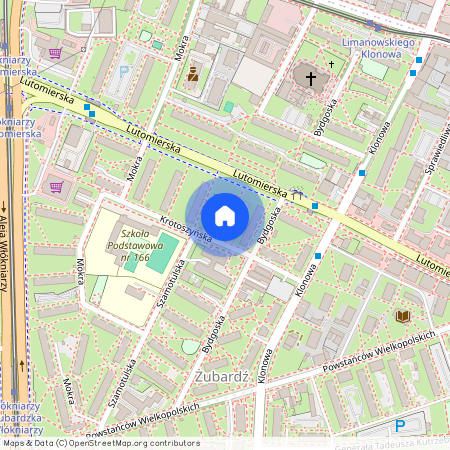 Łódź, Bałuty, Żubardź, Lutomierska