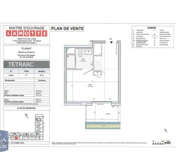Location Appartement 1 pièce 19m² ANGERS 49100 - Photo 6