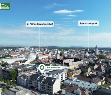 Moderne 2-Zimmer-Wohnung in idealer Lage! Karmeliterhof - Neubauwoh... - Foto 2