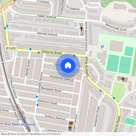 Tavistock Road, Jesmond, Newcastle upon Tyne