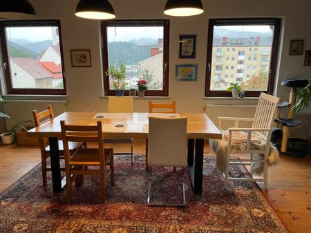 Große zentrale Dachgeschoß- Altbauwohnung in Knittelfeld mit Terrasse - Photo 3