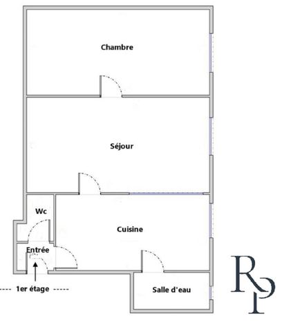 St Just - T2 de 50,53 m² à louer, - Photo 2