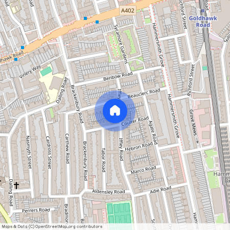 Iffley Road, Brackenbury Village, London, W6