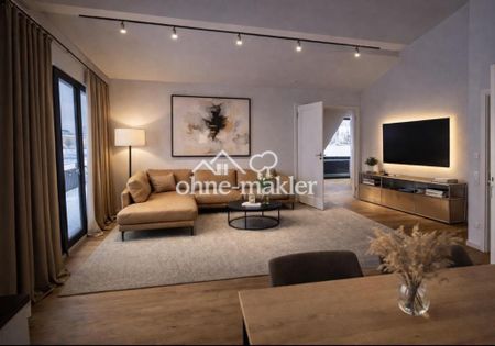 3-Zimmer-Dachgeschosswohnung mit Teilmöblierung - Foto 2