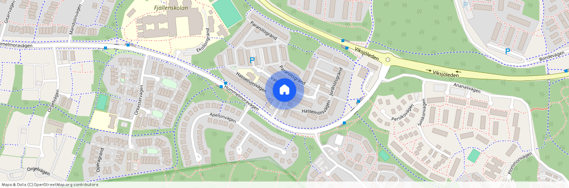 Hasselnötsvägen, Järfälla