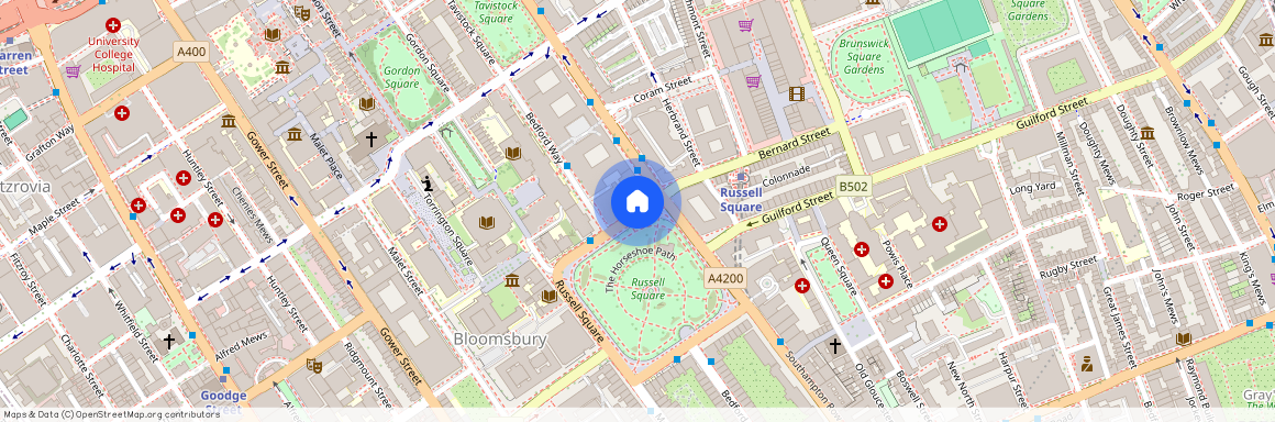 England London Russell Square Bloomsbury Plaza, London WC1B 3QA, United Kingdom