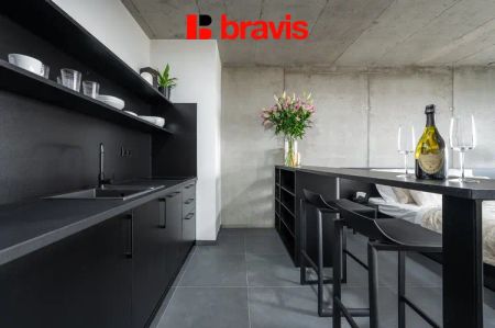 Pronájem bytu 1+kk v novostavbě, Brno - Žabovřesky, ulice Královopolská, internet v ceně - Fotografie 4