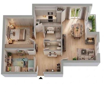 3.5 Zimmer, 85 m², 3. Stock - Foto 1