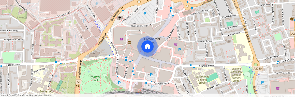 Commercial Road, Portsmouth, Hampshire, PO1 1EX