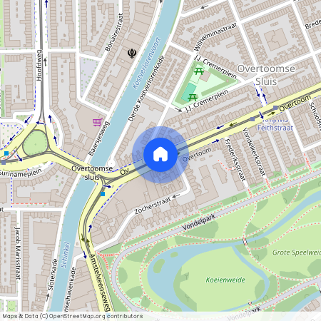 Overtoomse Sluis, 1054 LH, Overtoom, Amsterdam