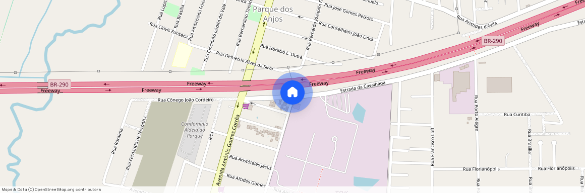Rua Bernardo Joaquim Ferreira, Parque dos Anjos, Gravataí