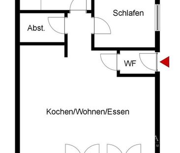 2 Zimmer-Wohnung im Gartengeschoss - Photo 1