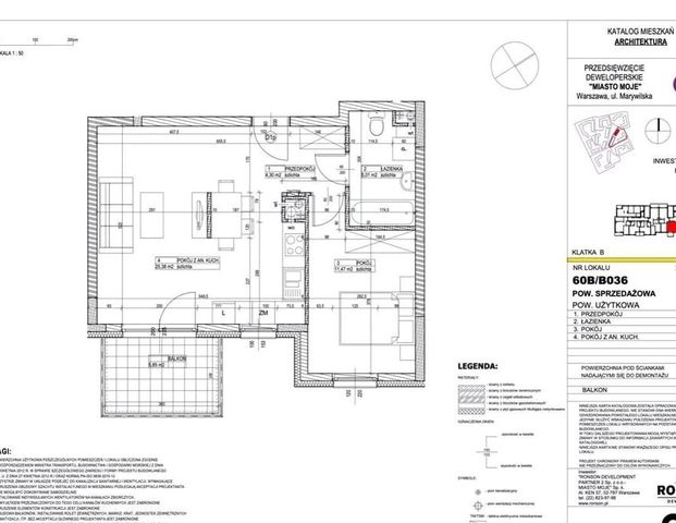 Sprawdź>>>Klimatyczne 2 pokoje na Białołęce 46.57 m² - Фото 1