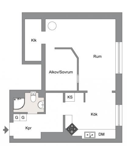 Välplanerad 1,5:a i centrala Sundbyberg - Photo 3