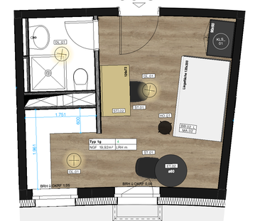 Pronájem bytu 1+1 • 20 m² bez realitkyRubensstr. 54 Berlin - Schöne... - Photo 5