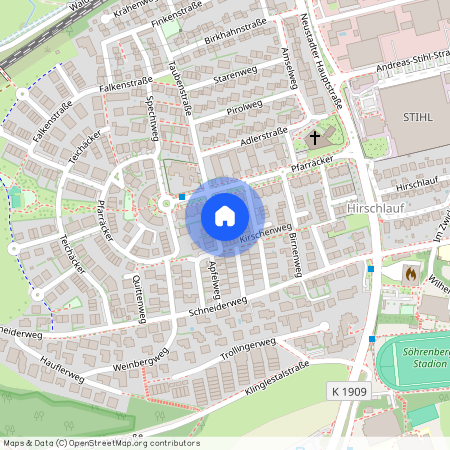 Wiedehopfweg 5, 71336 Waiblingen