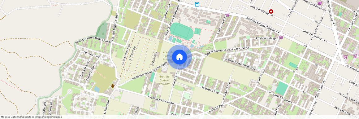 Calle 23 Sur, San Cristóbal Tepontla, San Pedro Cholula, Puebla, 72765, MEX